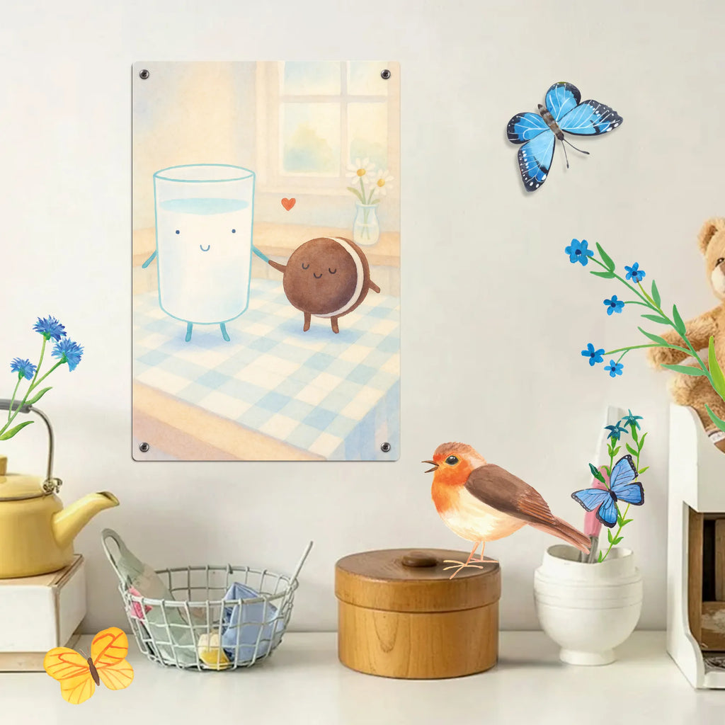 Malen nach Zahlen Metallschild Milch Keks Design Kreativität, Baseln, Künstler, Malen, Kunstwerk, Ausmalbild, DIY, Bastelidee, Malen nach Zahlen, Tiermotive, Gute Laune, lustige Sprüche, Tiere, Kekse, perfektes Paar, Kaffee, Milk, Keks, romantisch, Milch, Motiv süß, Einladung Frühstück, Cookie