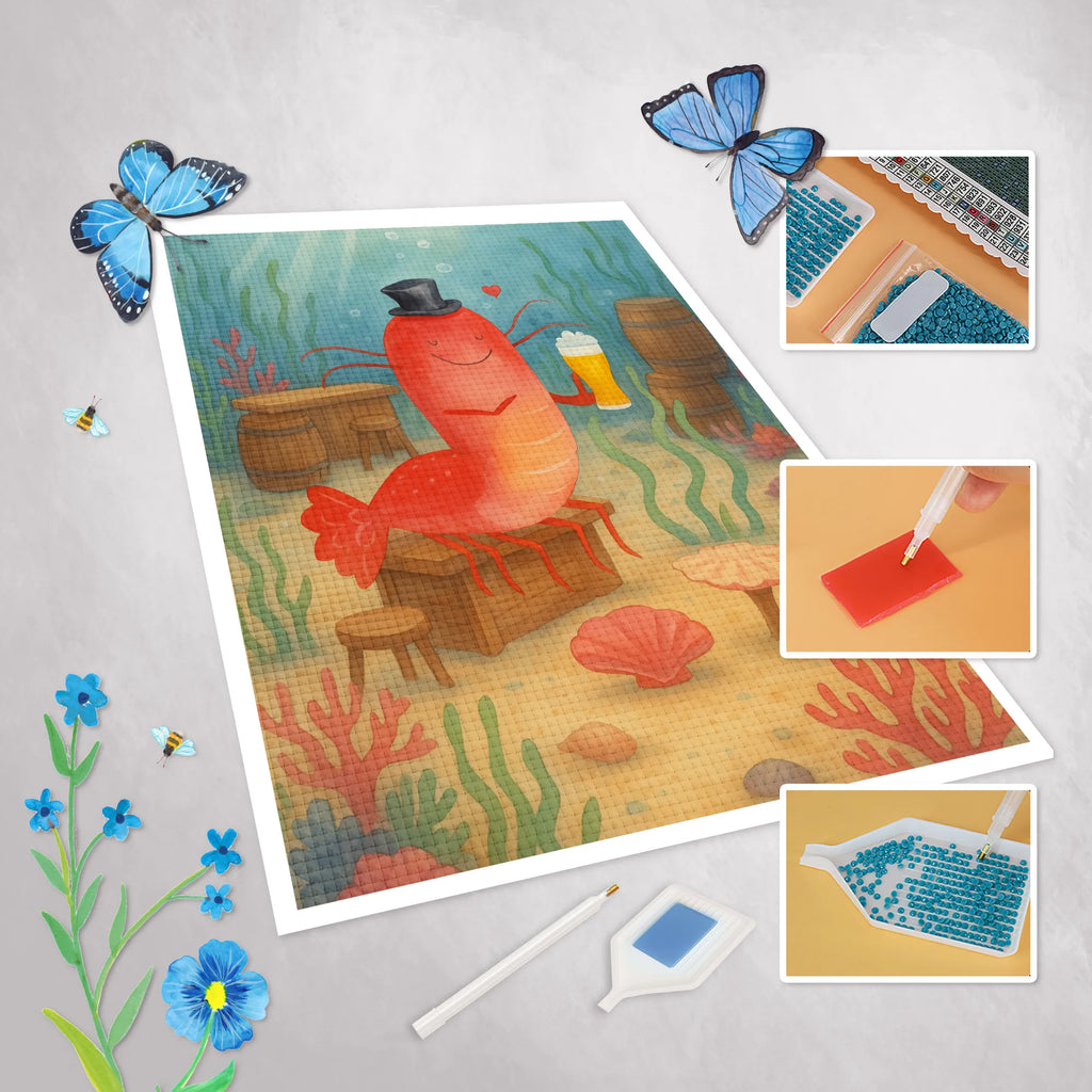 Diamond Painting Hummer Weizen Design Diamond Painting, Kristallbild, Kreativität, DIY, Meerestiere, Meer, Urlaub, Kochen, Garnelen, Wirtschaft, Bier, Männerhaushalt, Kneipe, Junggeselle, Garnele, Gasthaus, Bierliebhaber, Junggesellin