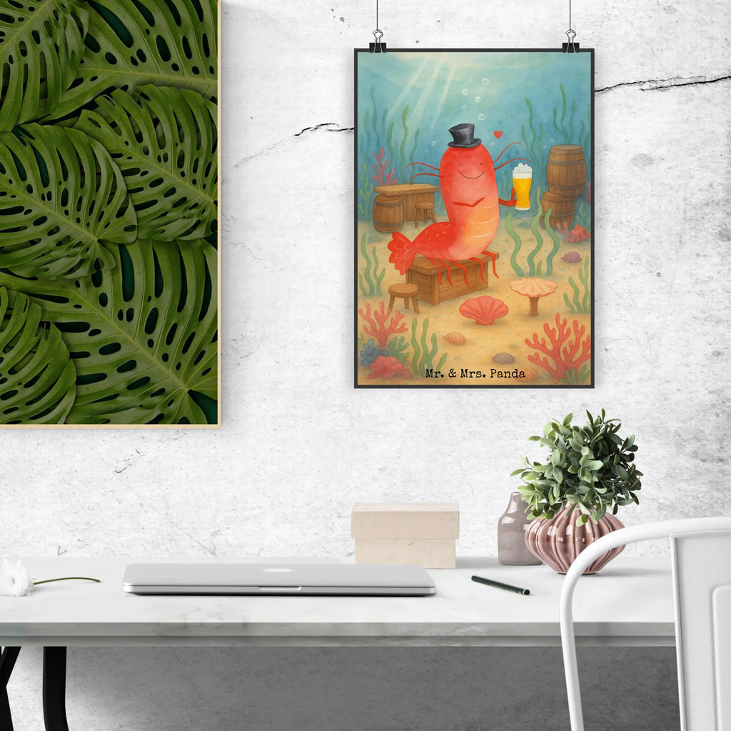 Poster Hummer Weizen Design Wanddekoration, Bild, Küchenposter, Designposter, Handgemaltes Poster, Mr. & Mrs. Panda Poster, Wandposter, Wanddeko Bild, Posterdruck, Poster, Kinderposter, Raumdekoration, Kunstdruck, Wanddeko, Meerestiere, Meer, Urlaub, Garnelen, Bierliebhaber, Kneipe, Junggesellin, Männerhaushalt, Wirtschaft, Garnele, Kochen, Junggeselle, Gasthaus, Bier