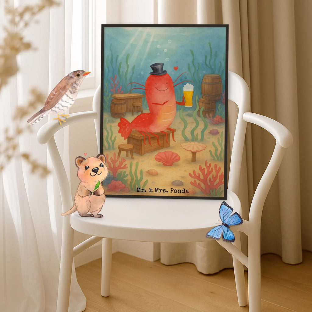 Poster Hummer Weizen Design Wanddekoration, Bild, Küchenposter, Designposter, Handgemaltes Poster, Mr. & Mrs. Panda Poster, Wandposter, Wanddeko Bild, Posterdruck, Poster, Kinderposter, Raumdekoration, Kunstdruck, Wanddeko, Meerestiere, Meer, Urlaub, Garnelen, Bierliebhaber, Kneipe, Junggesellin, Männerhaushalt, Wirtschaft, Garnele, Kochen, Junggeselle, Gasthaus, Bier