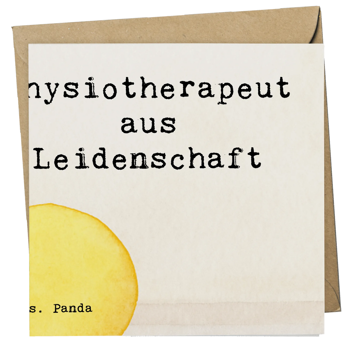 Deluxe Karte Physiotherapeut Leidenschaft Design doppelkarte, Glückwunschkarte, Klappkarte, faltkarte, anlasskarte, Grußkarte, Geschenk, Schenken, Jubiläum, Danke, Dankeschön, Beruf, Ausbildung, Abschied, Rente, Kollege, Kollegin, Arbeitskollege, Mitarbeiter, Firma