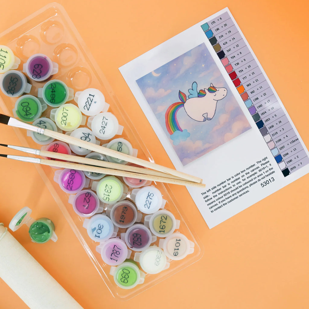 Malen nach Zahlen Einhorn Fliegendes Pferd Design Kreativität, DIY, Ausmalbild, Bastelidee, Malen nach Zahlen, Kunstwerk, Baseln, Künstler, Malen, Einhorn, Einhörner, Einhorn Deko, Unicorn, Realität, Erwachsenwerden, Glitzer, Regenbogen, Spielen