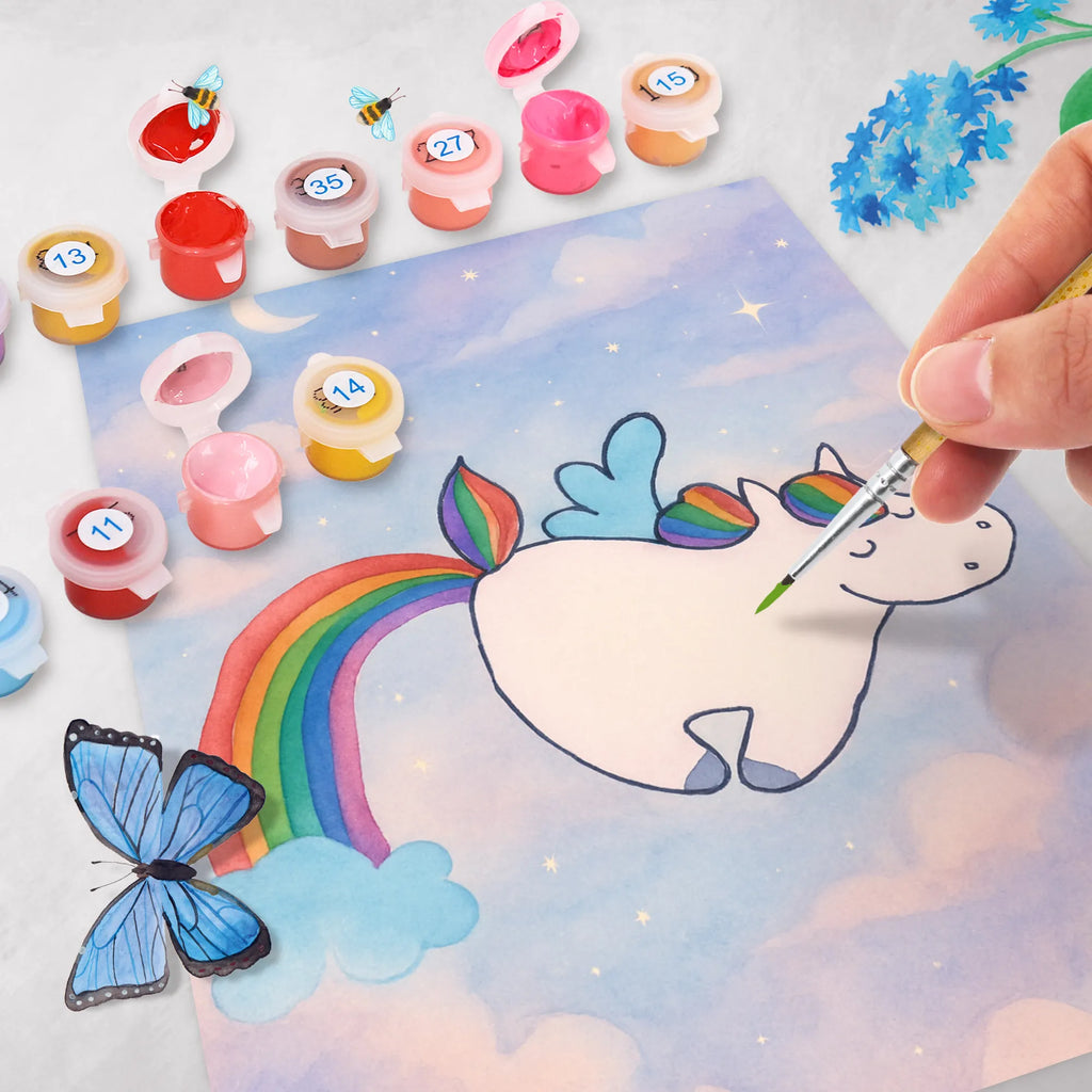 Malen nach Zahlen Einhorn Fliegendes Pferd Design Kreativität, DIY, Ausmalbild, Bastelidee, Malen nach Zahlen, Kunstwerk, Baseln, Künstler, Malen, Einhorn, Einhörner, Einhorn Deko, Unicorn, Realität, Erwachsenwerden, Glitzer, Regenbogen, Spielen
