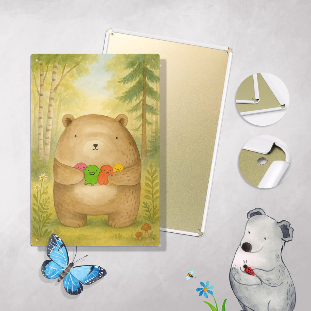 Malen nach Zahlen Metallschild Bär Gefühl Design Malen nach Zahlen, Kreativität, DIY, Malen, Ausmalbild, Baseln, Künstler, Kunstwerk, Bastelidee, Bär, Teddy, Teddybär, Wahnsinn, Verrückt, Durchgedreht