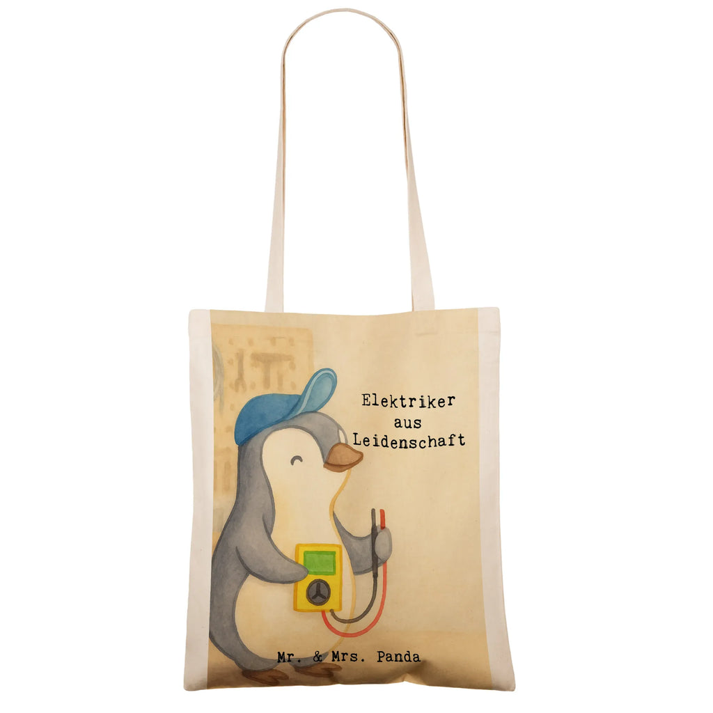 Tragetasche Elektriker Leidenschaft Design Shopper, Tragetasche, Jutetasche, Beutel, Einkaufstasche, Laptoptasche, Umhängetasche, Schultertasche, Jutebeutel, Beuteltasche, Strandtasche, Badetasche, Tasche, Stoffbeutel, Einkaufstüte, Stofftasche, Beruf, Ausbildung, Jubiläum, Abschied, Rente, Kollege, Kollegin, Geschenk, Schenken, Arbeitskollege, Mitarbeiter, Firma, Danke, Dankeschön, Elektroinstallateur, Elektriker, Elektromeister, Elektrotechniker, Elektronmonteur, Gesellenprüfung