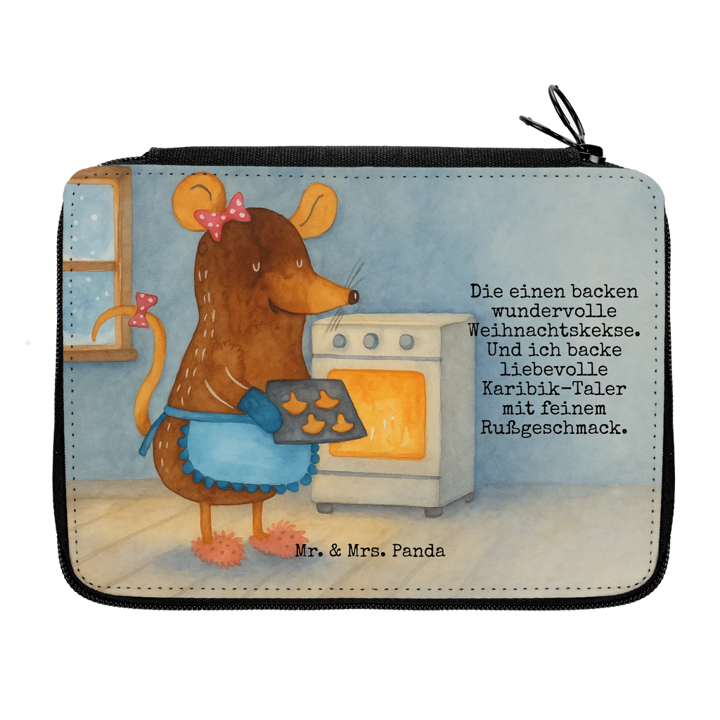 Leather folder Mouse Cookies Design motif, pupil, pencil case, gift, primary school, pencil bag, school, enrolment, pen roll, child, Winter, Christmas, Christmas time, snow, cookies, chaosqueen, christmas baking, mouse, christmas cookies, winter, christmas, baking