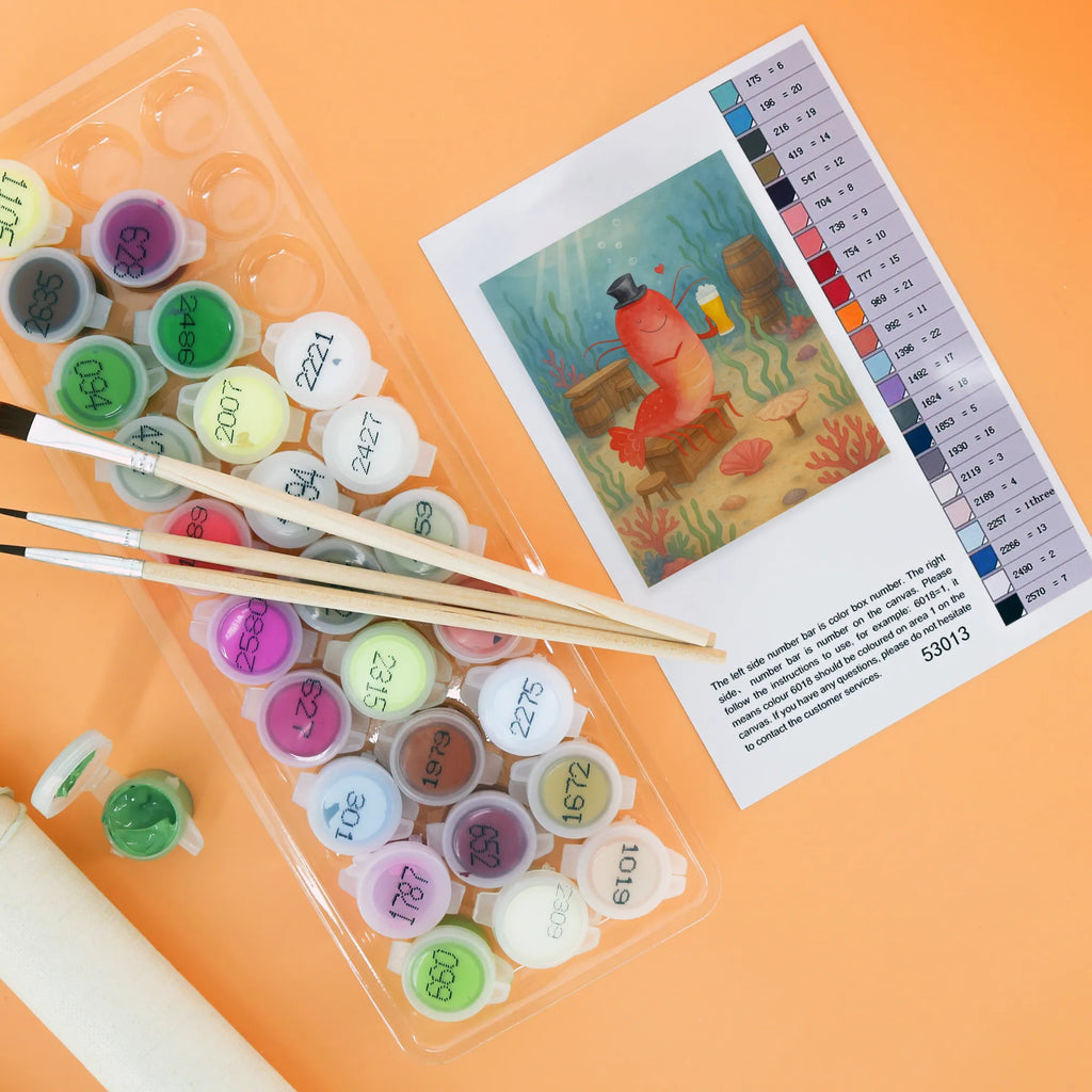 Malen nach Zahlen Hummer Weizen Design Malen, Ausmalbild, DIY, Kreativität, Bastelidee, Künstler, Baseln, Malen nach Zahlen, Kunstwerk, Meerestiere, Meer, Urlaub, Kneipe, Kochen, Junggesellin, Garnelen, Junggeselle, Bierliebhaber, Wirtschaft, Männerhaushalt, Gasthaus, Garnele, Bier