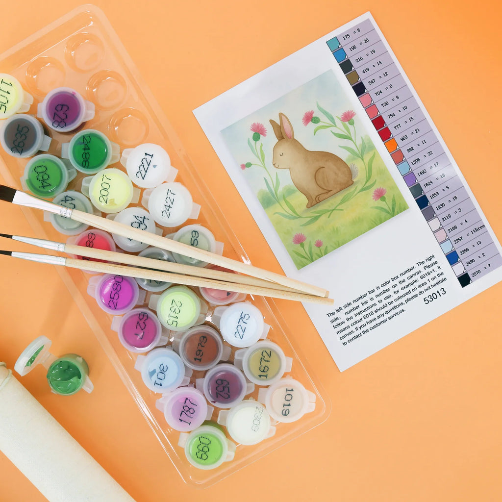 Malen nach Zahlen Hase Sitzen Design DIY, Ausmalbild, Baseln, Malen nach Zahlen, Künstler, Malen, Kunstwerk, Kreativität, Bastelidee, Ostern, Osterhase, Ostergeschenke, Osternest, Osterdeko, Geschenke zu Ostern, Ostern Geschenk, Ostergeschenke Kinder, Ostern Kinder, Grüße, Hase, Osterblume, Liebe, Frohe Ostern, Ostergrüße, Kaninchen