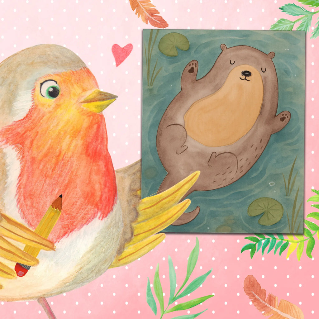 Paint by Numbers otter Embrace Design otter, marten, sea otter, European otter, water mammal, aquatic animal, baby otter, predator, water, otter gifts, animal lover, gift ideas for animal lovers, animal, mammal, water animal, gifts for people in love, Otter Sea Otter Lake Otter