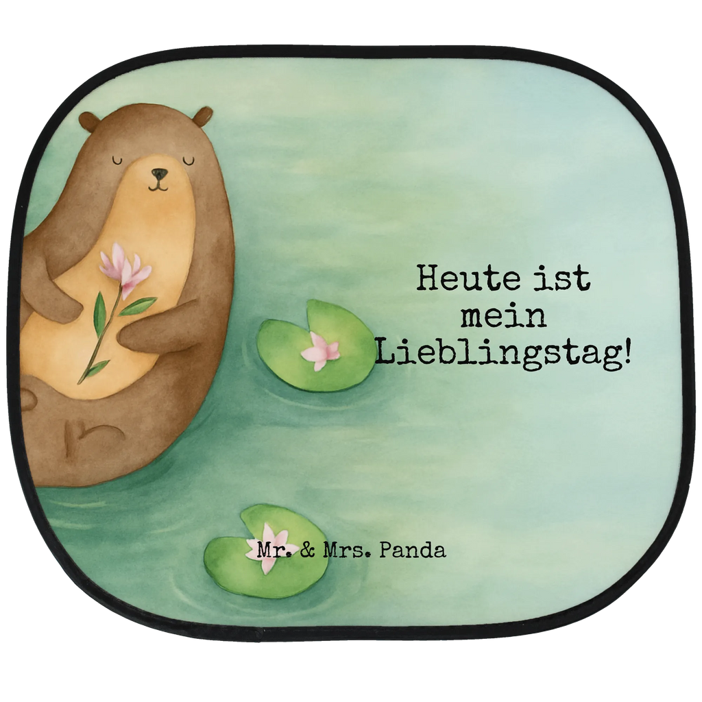 Car sun shade otter Water Lily Design children, sun protection, windows, car, gift, family, back seat, sun visor, otter, marten, sea otter, European otter, water mammal, aquatic animal, baby otter, predator, water, otter gifts, animal lover, gift ideas for animal lovers, animal, mammal, water animal, gifts for people in love