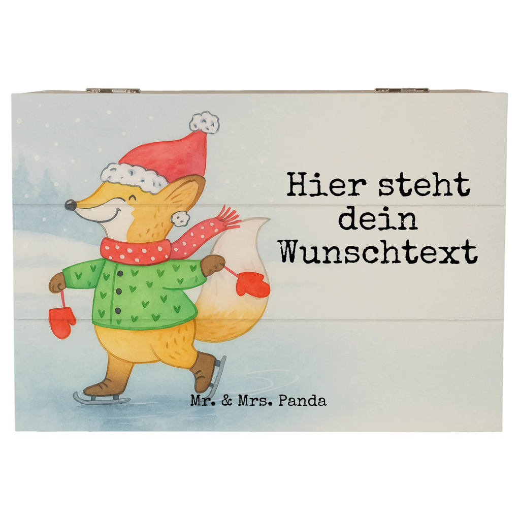 Personalisierte Holzkiste Fuchs  Schlittschuhe Design Schatulle mit Namen, Holzkiste mit Namen, Truhe mit Namen, Kiste mit Namen, Erinnerungsbox mit Namen, Erinnerungsbox Personalisiert, Truhe Personalisiert, Dekokiste Personalisiert, Holzkiste Personalisiert, Schatulle Personalisiert, GEschenkdose personalisiert, Aufbewahrungsbox Personalisiert, Erinnerungskiste Personalisiert, Erinnerungskiste, Schatzkiste mit Namen, Kiste Personalisiert, Schatzkiste Personalisiert, mit Namen, Aufbewahrungsbox mit Namen, Dekokiste mit Namen, Geschenkbox personalisiert, Winter, Weihnachten, Weihnachtsdeko, Nikolaus, Advent, Heiligabend, Wintermotiv, Weihnachtstage, Weihnachtsbaum, Tannenbaum, Weihnachtsmann, Weihnachtszeit