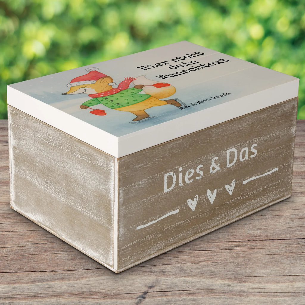 Personalisierte Holzkiste Fuchs  Schlittschuhe Design Schatulle mit Namen, Holzkiste mit Namen, Truhe mit Namen, Kiste mit Namen, Erinnerungsbox mit Namen, Erinnerungsbox Personalisiert, Truhe Personalisiert, Dekokiste Personalisiert, Holzkiste Personalisiert, Schatulle Personalisiert, GEschenkdose personalisiert, Aufbewahrungsbox Personalisiert, Erinnerungskiste Personalisiert, Erinnerungskiste, Schatzkiste mit Namen, Kiste Personalisiert, Schatzkiste Personalisiert, mit Namen, Aufbewahrungsbox mit Namen, Dekokiste mit Namen, Geschenkbox personalisiert, Winter, Weihnachten, Weihnachtsdeko, Nikolaus, Advent, Heiligabend, Wintermotiv, Weihnachtstage, Weihnachtsbaum, Tannenbaum, Weihnachtsmann, Weihnachtszeit