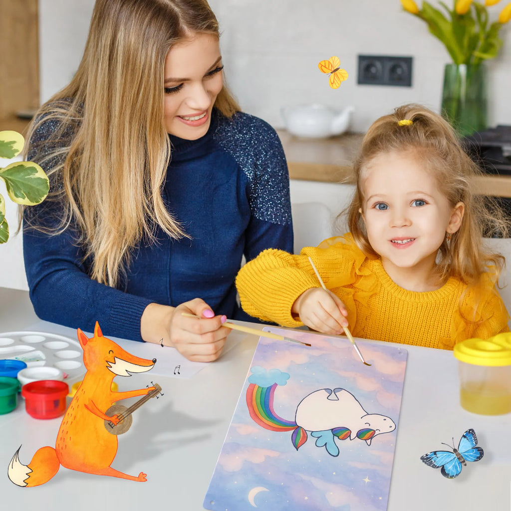 Metalowy szyld do malowania po numerach jednorożec Latający koń Design Jednorożec, jednorożce, dekoracje jednorożca, jednorożec