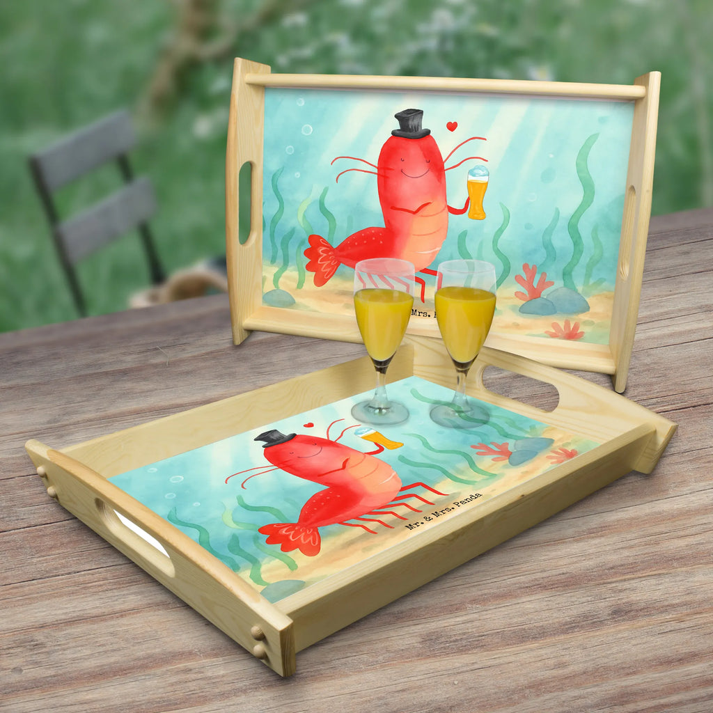 Serving tray lobster Wheat Design Tablett, Holztablett, Dekotablett, Frühstückstablett, Küchentablett, Serviertablett, Meerestiere, Meer, Urlaub, Gasthaus, Junggeselle, Junggesellin, Wirtschaft, Kochen, Männerhaushalt, Bier, Kneipe, Garnele, Bierliebhaber, Garnelen