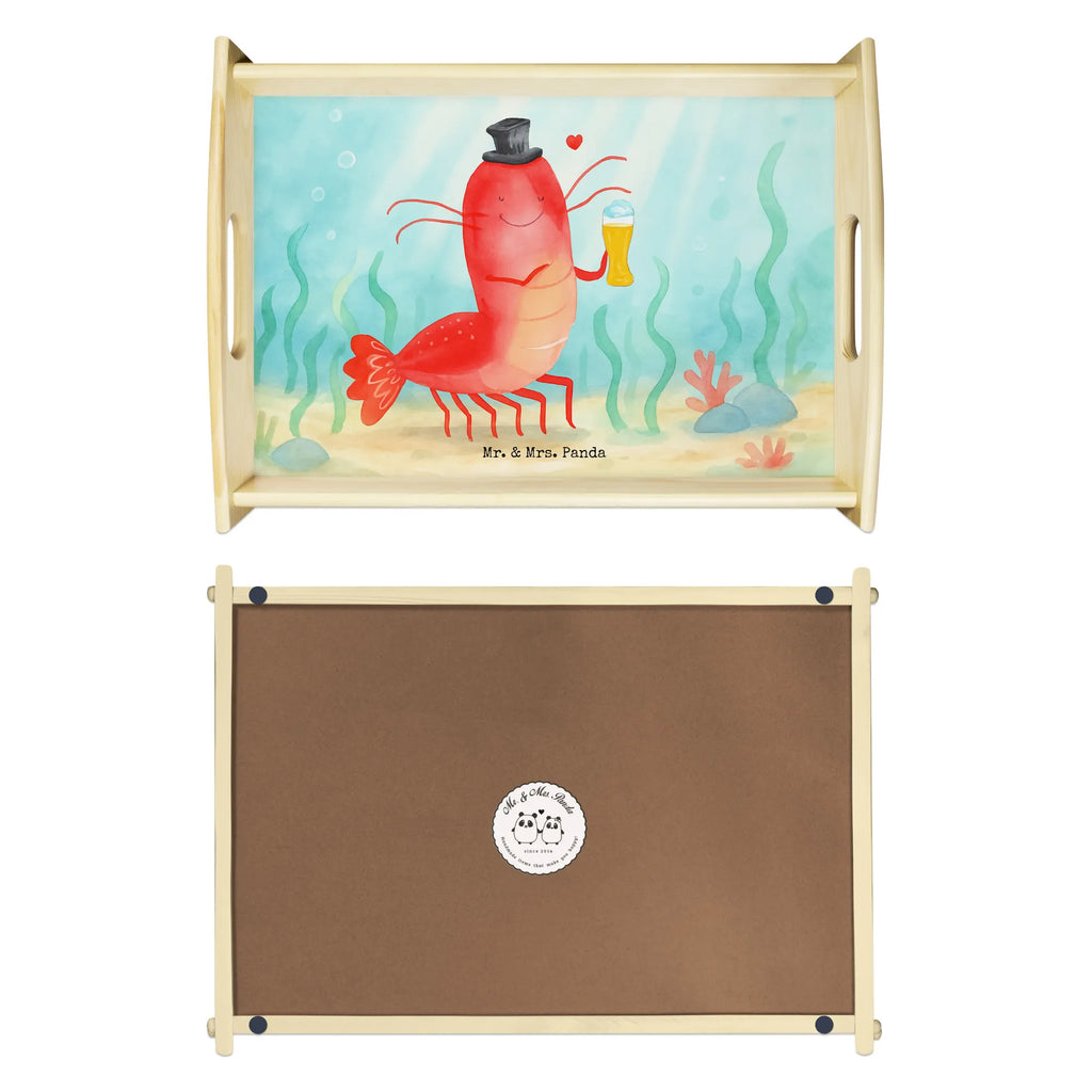 Serving tray lobster Wheat Design Tablett, Holztablett, Dekotablett, Frühstückstablett, Küchentablett, Serviertablett, Meerestiere, Meer, Urlaub, Gasthaus, Junggeselle, Junggesellin, Wirtschaft, Kochen, Männerhaushalt, Bier, Kneipe, Garnele, Bierliebhaber, Garnelen