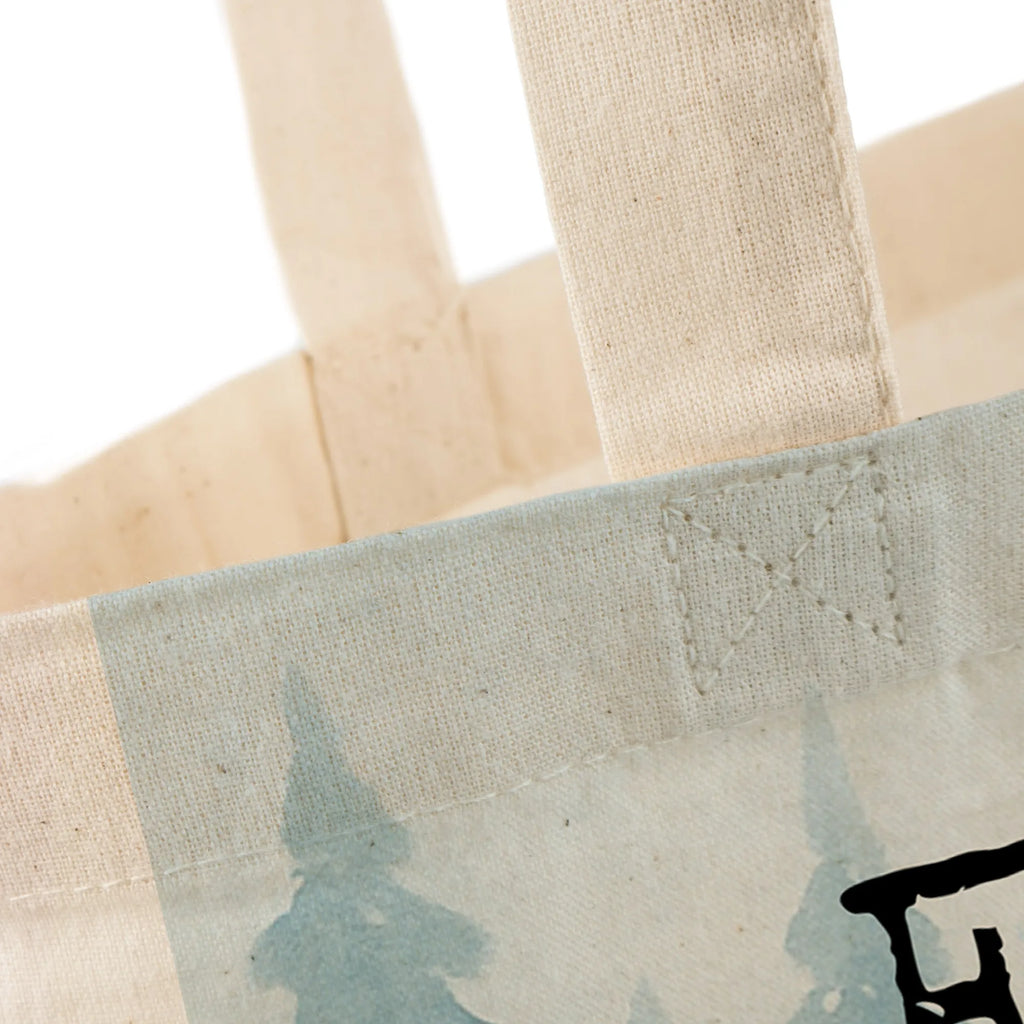 Tote bag Glowing Pig Bash Design Carrier bag, shoulder bag, jute bag, cloth bag, cotton bag, bag, shopping bag, shopper, pouch, Winter, Christmas, Christmas time, snow