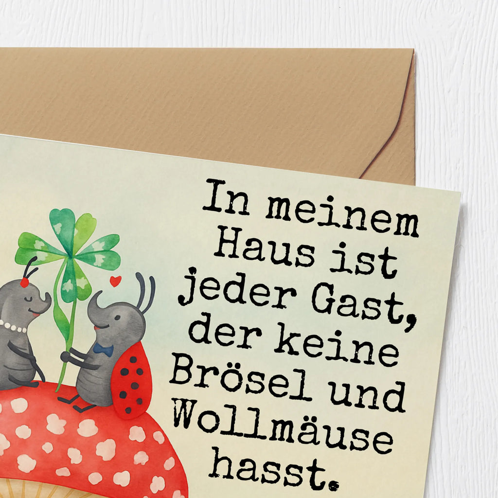 Deluxe Karte Marienkäfer Fliegenpilz Design Karte, Grußkarte, Klappkarte, Einladungskarte, Glückwunschkarte, Hochzeitskarte, Geburtstagskarte, Hochwertige Grußkarte, Hochwertige Klappkarte, Tiermotive, Gute Laune, lustige Sprüche, Tiere, Haus, Wohnung, zuhause, Fliegenpilz, Marienkäfer, Fleigenpilzhaus