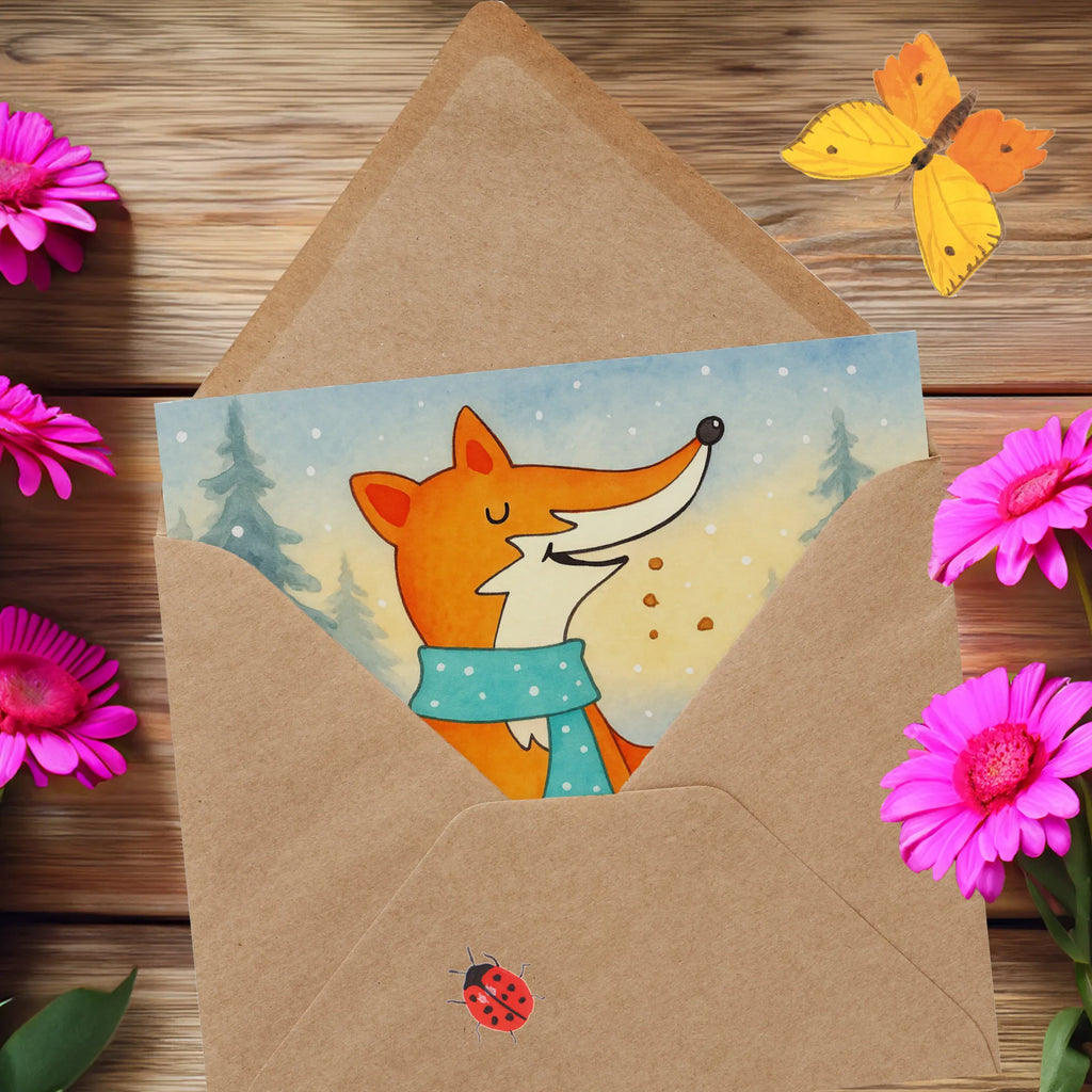 Deluxe Card Fox biscuit Design Klappkarte, Hochzeitskarte, Hochwertige Klappkarte, Geburtstagskarte, Einladungskarte, Karte, Glückwunschkarte, Hochwertige Grußkarte, Grußkarte, Fuchs, Winter, Küche Deko, Weihnachtszeit, Backen Spruch, Plätzchen, Kekse, Liebe, Füchse