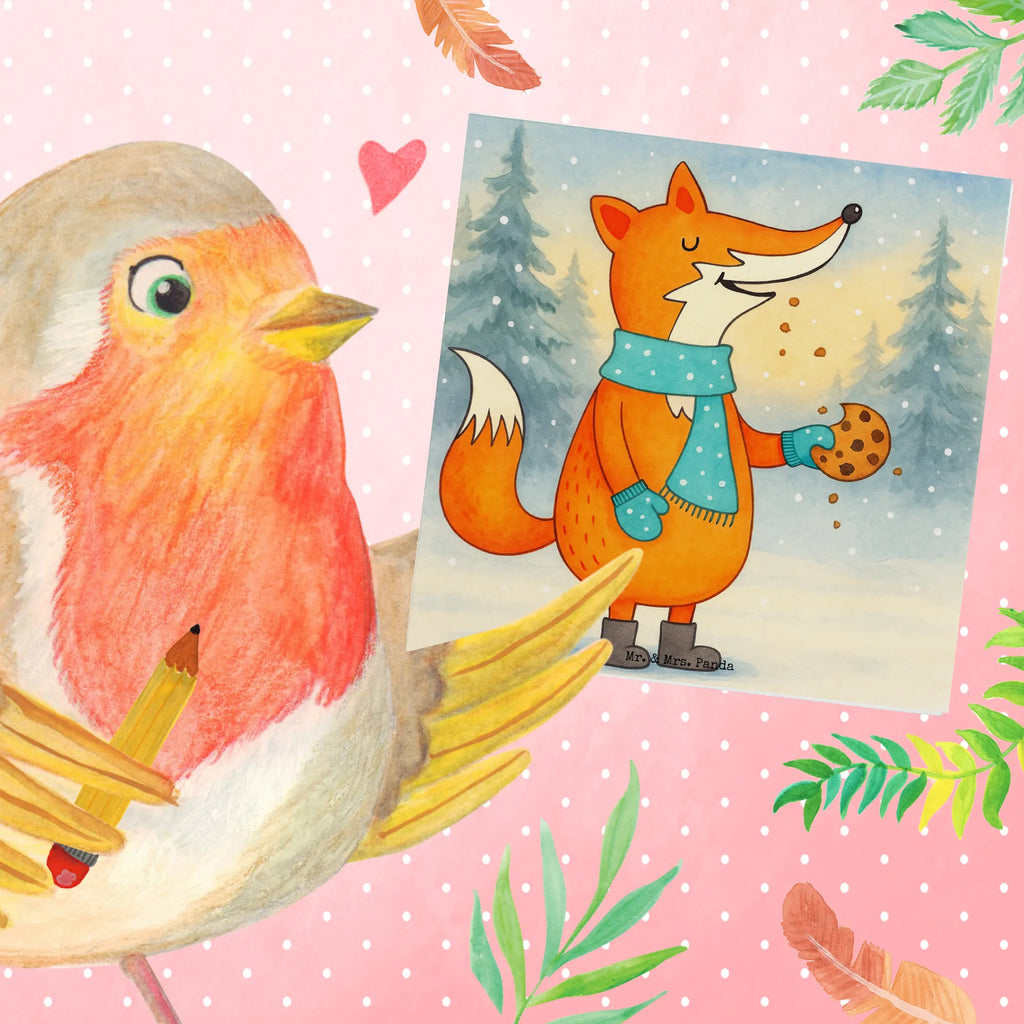 Deluxe Card Fox biscuit Design Klappkarte, Hochzeitskarte, Hochwertige Klappkarte, Geburtstagskarte, Einladungskarte, Karte, Glückwunschkarte, Hochwertige Grußkarte, Grußkarte, Fuchs, Winter, Küche Deko, Weihnachtszeit, Backen Spruch, Plätzchen, Kekse, Liebe, Füchse