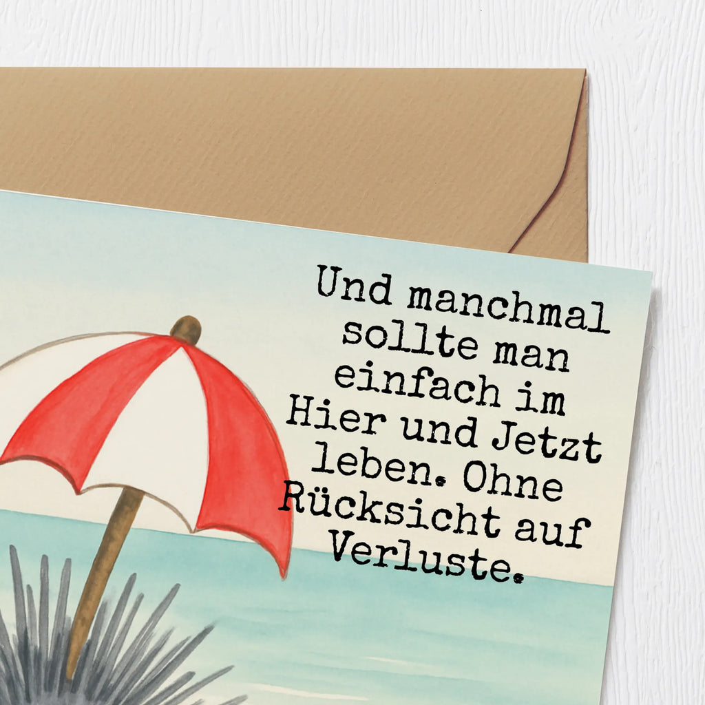 Deluxe Karte Seeigel Design Karte, Grußkarte, Klappkarte, Einladungskarte, Glückwunschkarte, Hochzeitskarte, Geburtstagskarte, Hochwertige Grußkarte, Hochwertige Klappkarte, Meerestiere, Meer, Urlaub, Seeigel, Achtsamkeit, Selbstakzeptanz, Selbstliebe, Hier und Jetzt, Leben, Lebe