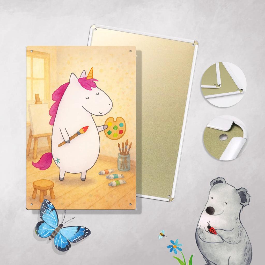 Malen nach Zahlen Metallschild Einhorn Künstler Design Malen nach Zahlen, Baseln, DIY, Malen, Bastelidee, Kunstwerk, Künstler, Kreativität, Ausmalbild, Einhorn, Einhörner, Einhorn Deko, Unicorn, Artist, Farbe, Englisch, Maler, Welt, Geschenk, Zeichnen, Pinsel, Stift