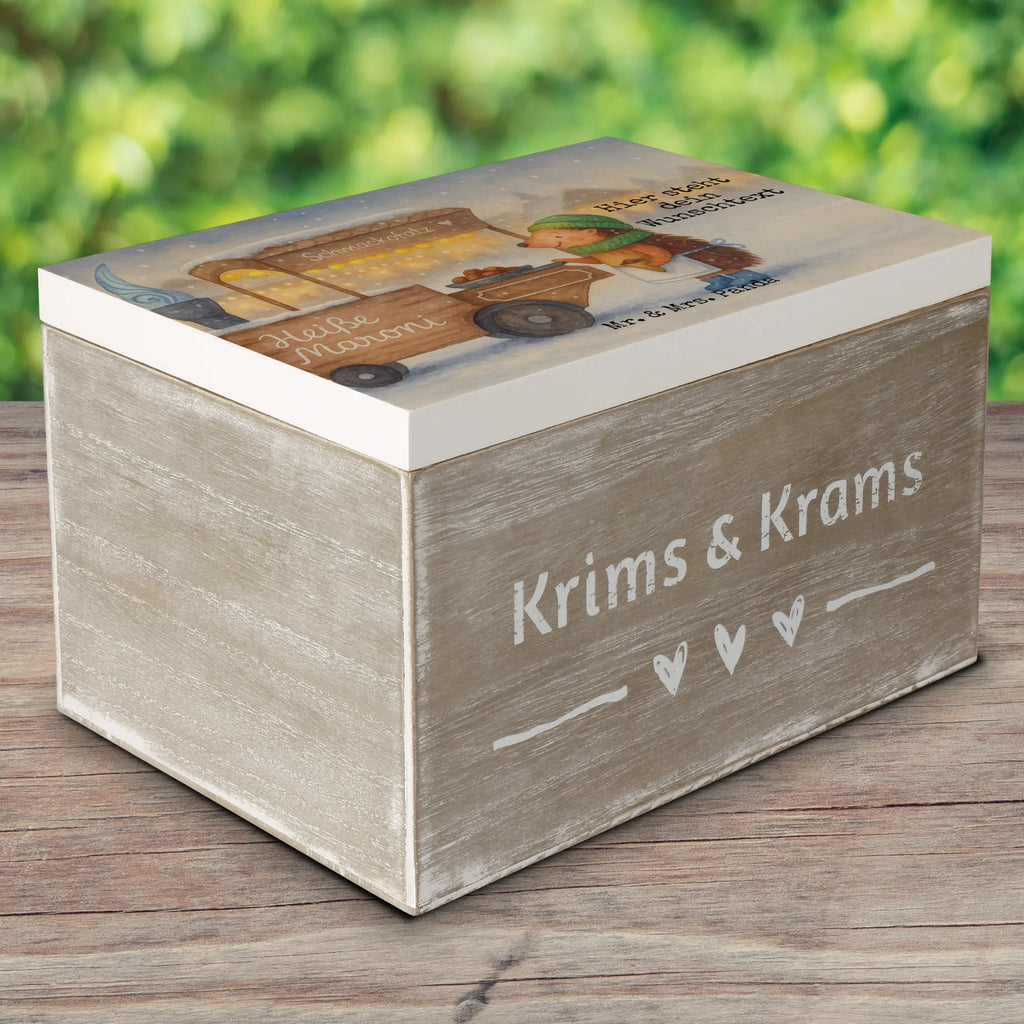 Personalisierte Holzkiste Igel Maronen Design Erinnerungskiste, Kiste mit Namen, Dekokiste mit Namen, Truhe Personalisiert, Aufbewahrungsbox Personalisiert, Schatzkiste Personalisiert, Kiste Personalisiert, Erinnerungsbox Personalisiert, Erinnerungsbox mit Namen, Truhe mit Namen, Schatulle Personalisiert, Holzkiste Personalisiert, Schatulle mit Namen, Dekokiste Personalisiert, GEschenkdose personalisiert, Schatzkiste mit Namen, Geschenkbox personalisiert, Erinnerungskiste Personalisiert, Holzkiste mit Namen, mit Namen, Aufbewahrungsbox mit Namen, Winter, Weihnachten, Weihnachtsdeko, Nikolaus, Advent, Heiligabend, Wintermotiv, Kastanien, Maronen, Duft, Weihnachtsmarkt