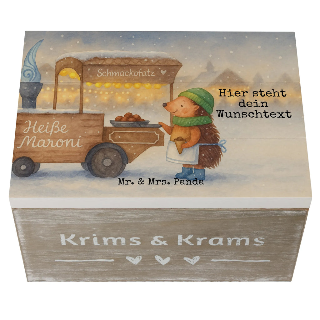 Personalisierte Holzkiste Igel Maronen Design Erinnerungskiste, Kiste mit Namen, Dekokiste mit Namen, Truhe Personalisiert, Aufbewahrungsbox Personalisiert, Schatzkiste Personalisiert, Kiste Personalisiert, Erinnerungsbox Personalisiert, Erinnerungsbox mit Namen, Truhe mit Namen, Schatulle Personalisiert, Holzkiste Personalisiert, Schatulle mit Namen, Dekokiste Personalisiert, GEschenkdose personalisiert, Schatzkiste mit Namen, Geschenkbox personalisiert, Erinnerungskiste Personalisiert, Holzkiste mit Namen, mit Namen, Aufbewahrungsbox mit Namen, Winter, Weihnachten, Weihnachtsdeko, Nikolaus, Advent, Heiligabend, Wintermotiv, Kastanien, Maronen, Duft, Weihnachtsmarkt