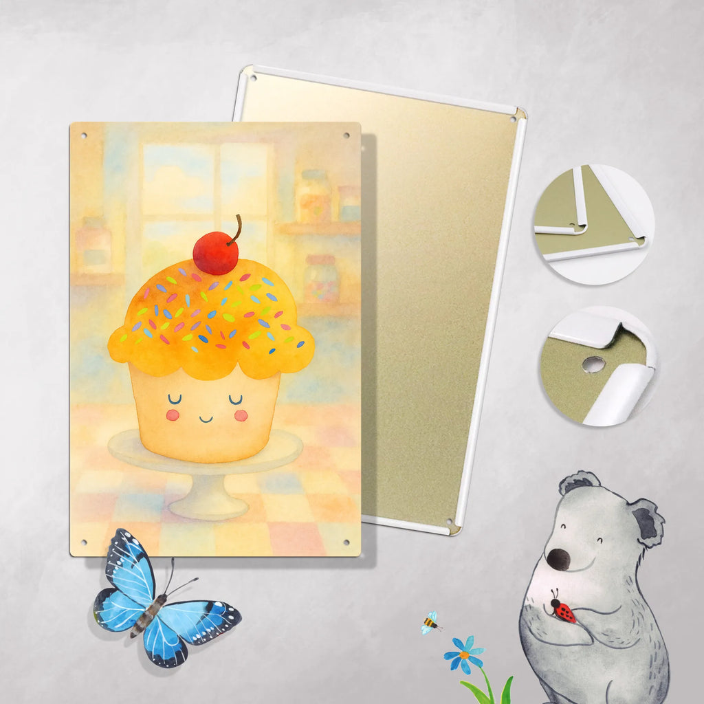 Malen nach Zahlen Metallschild Cupcake Design Kunstwerk, Kreativität, Malen, Baseln, Ausmalbild, Malen nach Zahlen, Bastelidee, DIY, Künstler, Tiermotive, Gute Laune, lustige Sprüche, Tiere, Muffin, Backen Geschenk, Geschenk Koch, Motivation Sprüche, Cupcakes, Küche Deko, Küche Spruch, Wunder