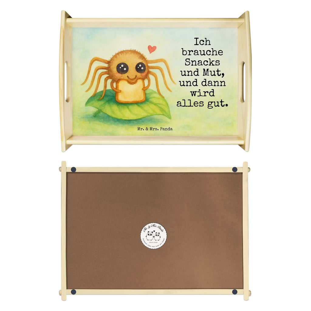 Dekotablett Spinne Agathe Sandwich Design Küchentablett, Serviertablett, Tablett, Dekotablett, Frühstückstablett, Holztablett, Spinne Agathe, Spinne, Agathe, Videos, Merchandise, Alles wird gut, Glück, Lebensfreude, Mut, Hunger, Hungrig, Verfressen