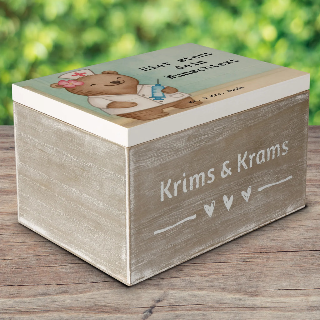 Personalised wooden chest female doctor Passion Design gift, gift idea, best, farewell gift, passing exam, anniversary, retirement, promotion, job start, sayings, funny, profession