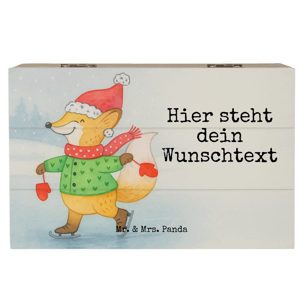 Personalisierte Holzkiste Fuchs  Schlittschuhe Design Schatulle mit Namen, Holzkiste mit Namen, Truhe mit Namen, Kiste mit Namen, Erinnerungsbox mit Namen, Erinnerungsbox Personalisiert, Truhe Personalisiert, Dekokiste Personalisiert, Holzkiste Personalisiert, Schatulle Personalisiert, GEschenkdose personalisiert, Aufbewahrungsbox Personalisiert, Erinnerungskiste Personalisiert, Erinnerungskiste, Schatzkiste mit Namen, Kiste Personalisiert, Schatzkiste Personalisiert, mit Namen, Aufbewahrungsbox mit Namen, Dekokiste mit Namen, Geschenkbox personalisiert, Winter, Weihnachten, Weihnachtsdeko, Nikolaus, Advent, Heiligabend, Wintermotiv, Weihnachtstage, Weihnachtsbaum, Tannenbaum, Weihnachtsmann, Weihnachtszeit