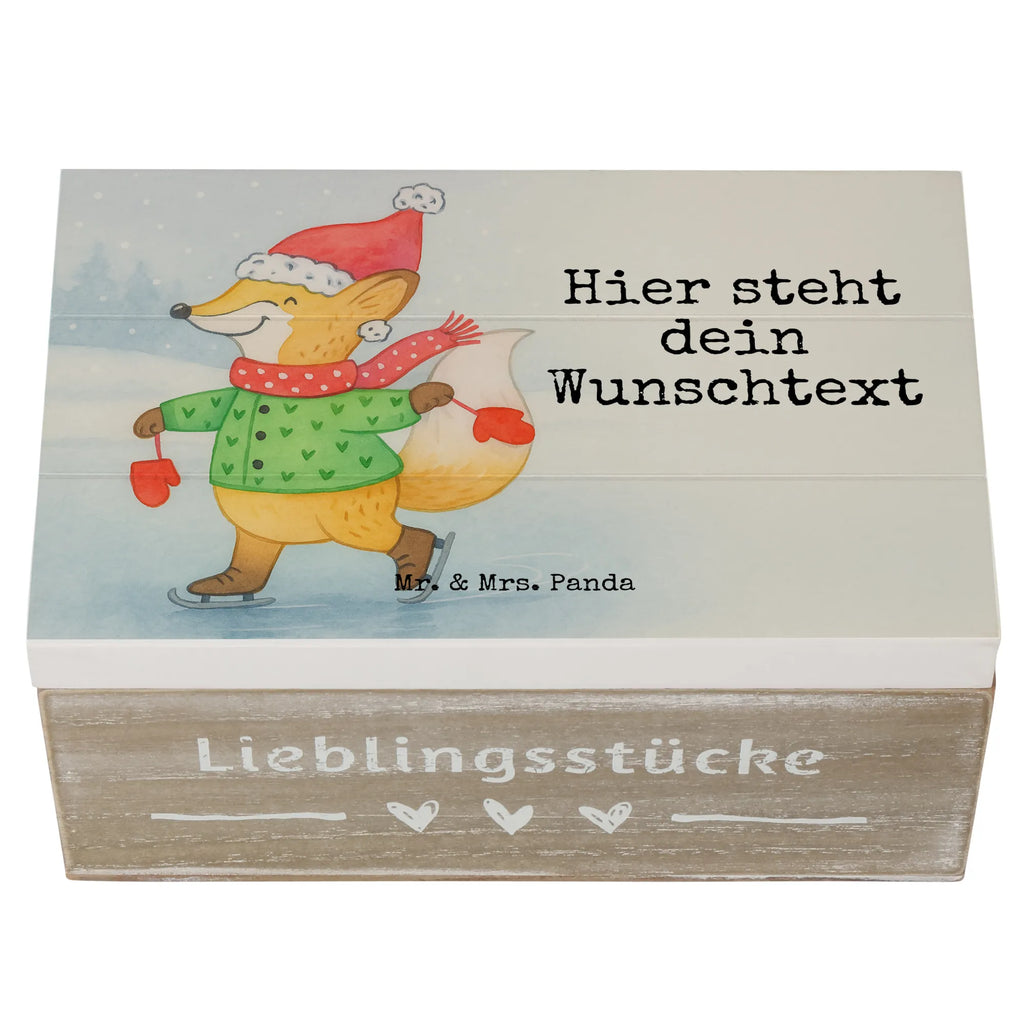 Personalisierte Holzkiste Fuchs  Schlittschuhe Design Schatulle mit Namen, Holzkiste mit Namen, Truhe mit Namen, Kiste mit Namen, Erinnerungsbox mit Namen, Erinnerungsbox Personalisiert, Truhe Personalisiert, Dekokiste Personalisiert, Holzkiste Personalisiert, Schatulle Personalisiert, GEschenkdose personalisiert, Aufbewahrungsbox Personalisiert, Erinnerungskiste Personalisiert, Erinnerungskiste, Schatzkiste mit Namen, Kiste Personalisiert, Schatzkiste Personalisiert, mit Namen, Aufbewahrungsbox mit Namen, Dekokiste mit Namen, Geschenkbox personalisiert, Winter, Weihnachten, Weihnachtsdeko, Nikolaus, Advent, Heiligabend, Wintermotiv, Weihnachtstage, Weihnachtsbaum, Tannenbaum, Weihnachtsmann, Weihnachtszeit