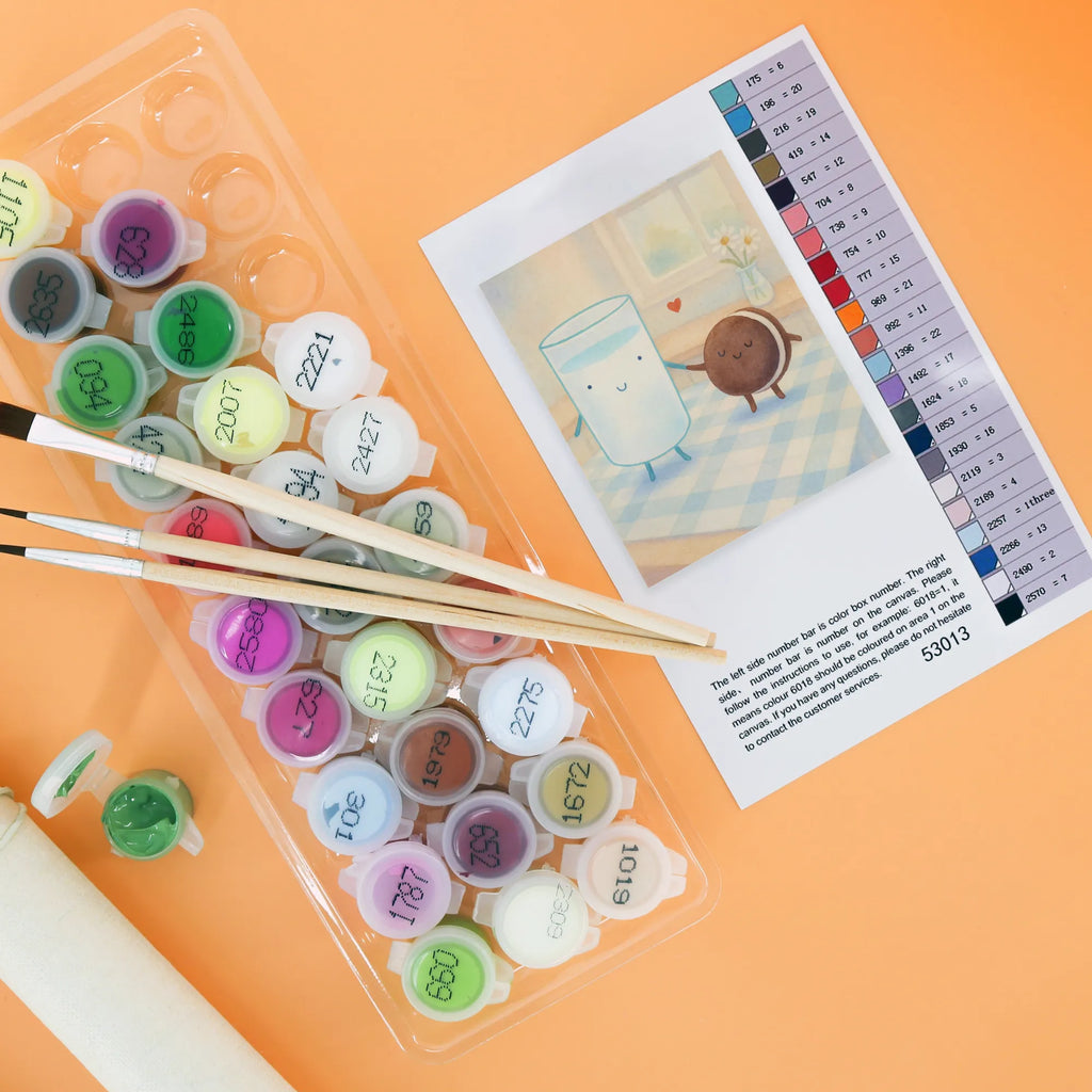 Malowanie według numerów mleko ciastko Design Motywy zwierzęce, dobra energia, zabawne powiedzonka, zwierzęta