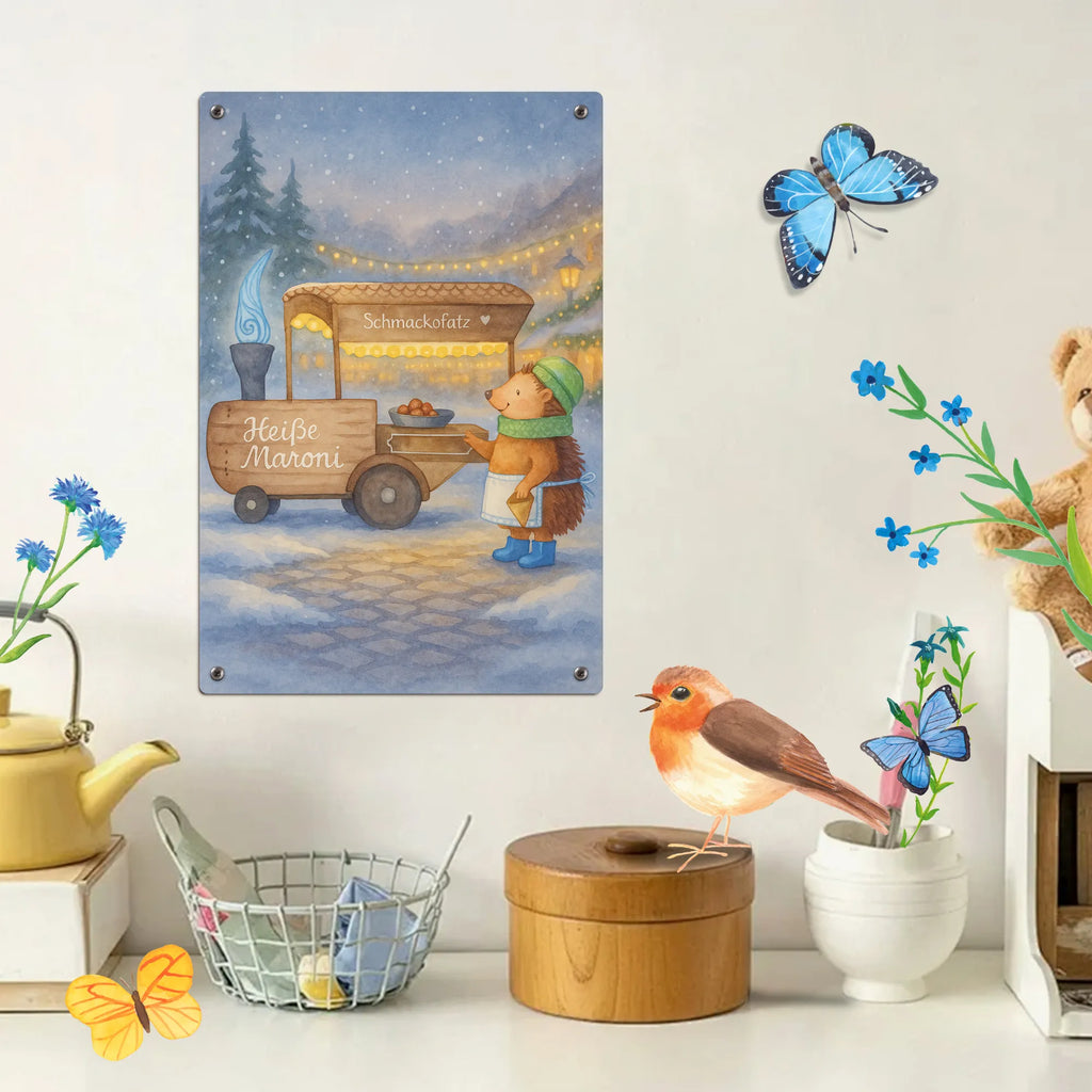 Malen nach Zahlen Metallschild Igel Maronen Design Kreativität, Kunstwerk, Bastelidee, Künstler, Malen, Malen nach Zahlen, DIY, Ausmalbild, Baseln, Winter, Weihnachten, Weihnachtsdeko, Nikolaus, Advent, Heiligabend, Wintermotiv, Maronen, Weihnachtsmarkt, Kastanien, Duft