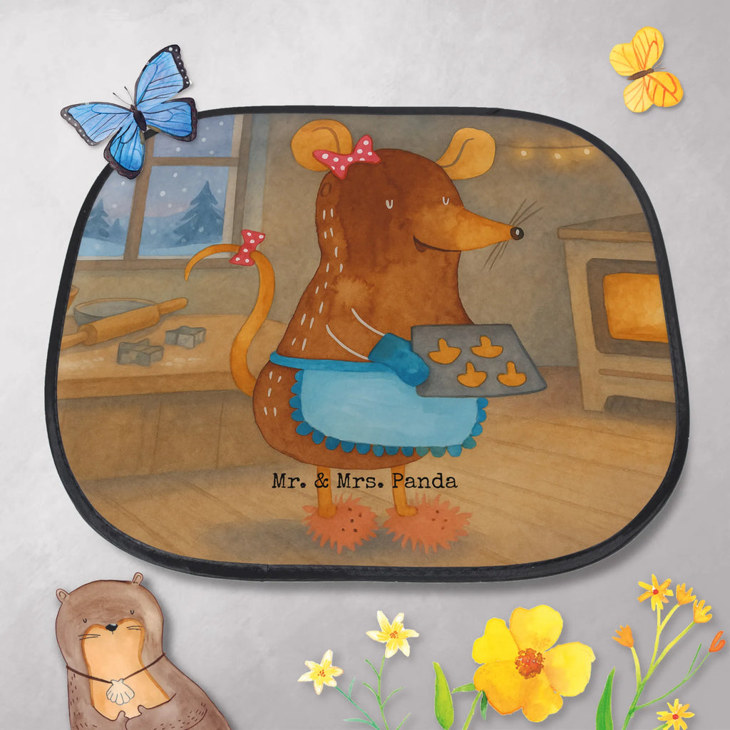 Car sun shade Mouse Cookies Design sun protection, back seat, sun visor, gift, windows, children, car, family, Winter, Christmas, Christmas time, snow, mouse, chaosqueen, christmas, christmas baking, cookies, christmas cookies, winter, baking