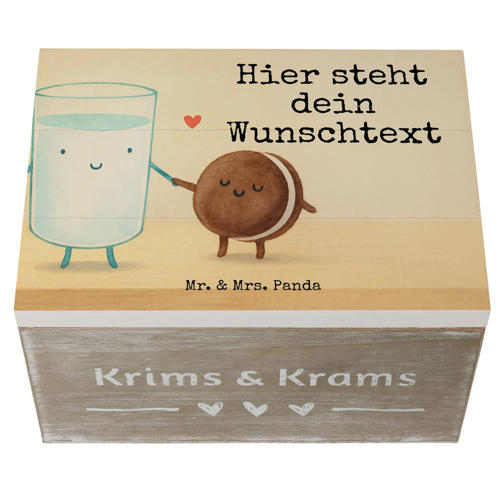 Personalisierte Holzkiste Milch Keks Design Truhe Personalisiert, Erinnerungskiste, Holzkiste mit Namen, GEschenkdose personalisiert, Erinnerungsbox Personalisiert, Holzkiste Personalisiert, Schatulle mit Namen, Kiste Personalisiert, Kiste mit Namen, Geschenkbox personalisiert, Schatzkiste Personalisiert, Dekokiste mit Namen, Aufbewahrungsbox Personalisiert, Aufbewahrungsbox mit Namen, Truhe mit Namen, Erinnerungskiste Personalisiert, Erinnerungsbox mit Namen, mit Namen, Schatulle Personalisiert, Dekokiste Personalisiert, Schatzkiste mit Namen, Tiermotive, Gute Laune, lustige Sprüche, Tiere, Motiv süß, Kekse, Milk, Kaffee, perfektes Paar, Milch, Keks, Einladung Frühstück, romantisch, Cookie