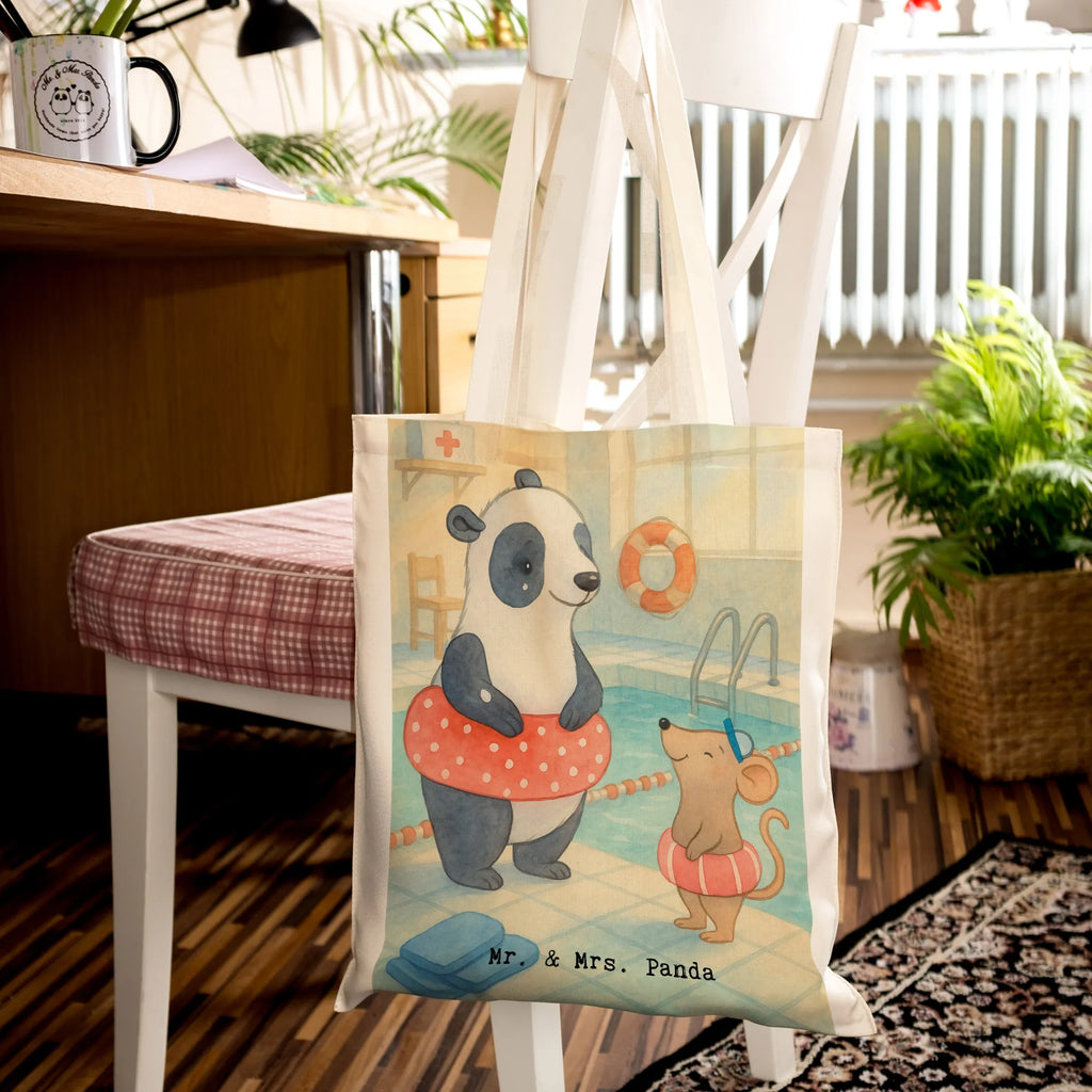 Tote bag otter To swim Design shopping bag, cotton bag, shopper, cloth bag, pouch, Carrier bag, shoulder bag, jute bag, bag, Gift, sport, hobby, giving, thank you, award, profit, athlete, water sports, swimming lessons, Swimming