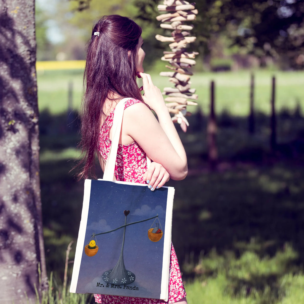 Tote bag Star sign Scale Design jute bag, pouch, Carrier bag, bag, shopping bag, cloth bag, shoulder bag, cotton bag, shopper, constellations, birthdays, astrology, zodiac, date of birth, month of birth, Libra zodiac sign, gift October, balance, Libra, birthday September, Libra gift, bumble bee, gift September, ladybird, birthday October, bee