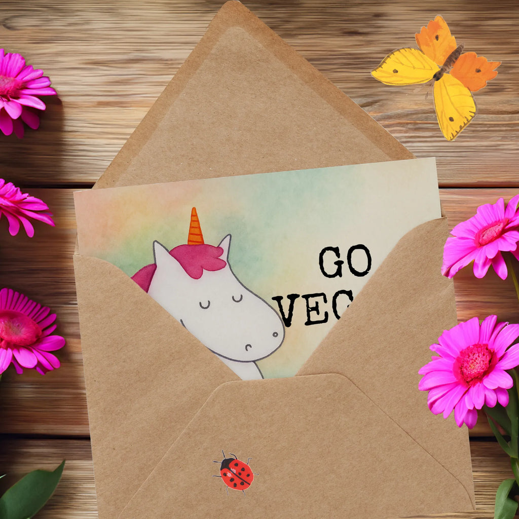 Deluxe Karte Einhorn Vegan Design Karte, Grußkarte, Klappkarte, Einladungskarte, Glückwunschkarte, Hochzeitskarte, Geburtstagskarte, Hochwertige Grußkarte, Hochwertige Klappkarte, Einhorn, Einhörner, Einhorn Deko, Unicorn, vegan, Gesund leben, Vegetariar, Rohkost, Gesund essen, Veganismus, Veganer