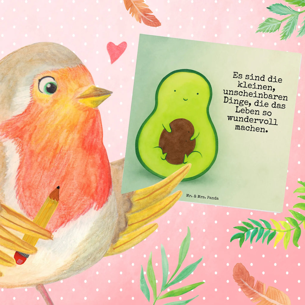 Deluxe Karte Avocado Kern Design Karte, Grußkarte, Klappkarte, Einladungskarte, Glückwunschkarte, Hochzeitskarte, Geburtstagskarte, Hochwertige Grußkarte, Hochwertige Klappkarte, Avocado, Veggie, Vegan, Gesund, Avokado, Avocadokern, Kern, Pflanze, Spruch Leben