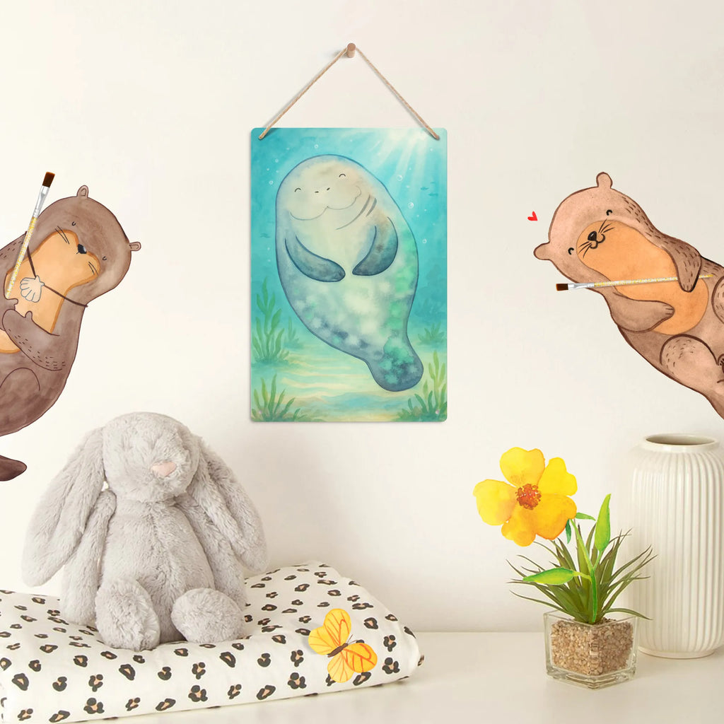 Malen nach Zahlen Metallschild Seekuh Happy Design Bastelidee, Künstler, Kreativität, Ausmalbild, Malen, Baseln, Malen nach Zahlen, DIY, Kunstwerk, Meerestiere, Meer, Urlaub, Selbstliebe, Freundin, Neuanfang, Respekt, Zufrieden, Neustart, Liebeskummer, Seekuh, Achtsamkeit, Seekühe