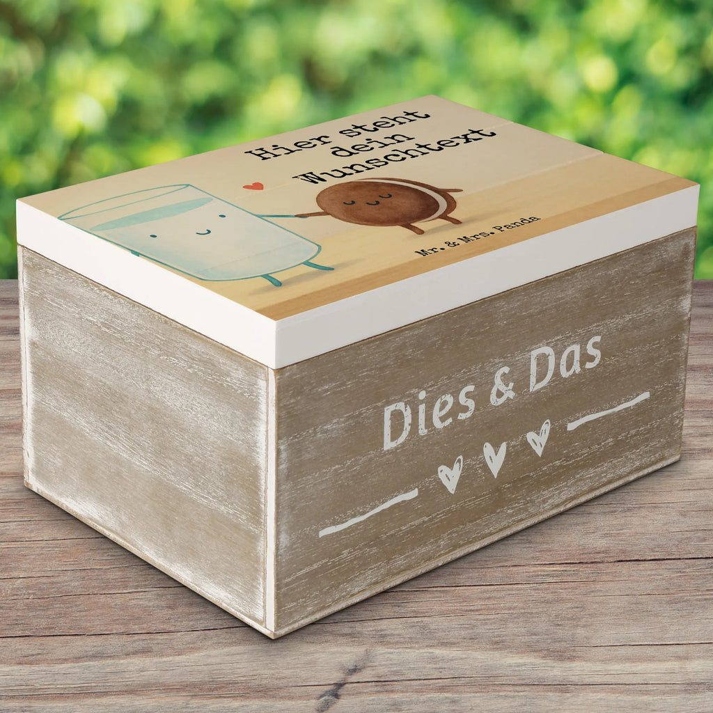 Personalisierte Holzkiste Milch Keks Design Truhe Personalisiert, Erinnerungskiste, Holzkiste mit Namen, GEschenkdose personalisiert, Erinnerungsbox Personalisiert, Holzkiste Personalisiert, Schatulle mit Namen, Kiste Personalisiert, Kiste mit Namen, Geschenkbox personalisiert, Schatzkiste Personalisiert, Dekokiste mit Namen, Aufbewahrungsbox Personalisiert, Aufbewahrungsbox mit Namen, Truhe mit Namen, Erinnerungskiste Personalisiert, Erinnerungsbox mit Namen, mit Namen, Schatulle Personalisiert, Dekokiste Personalisiert, Schatzkiste mit Namen, Tiermotive, Gute Laune, lustige Sprüche, Tiere, Motiv süß, Kekse, Milk, Kaffee, perfektes Paar, Milch, Keks, Einladung Frühstück, romantisch, Cookie