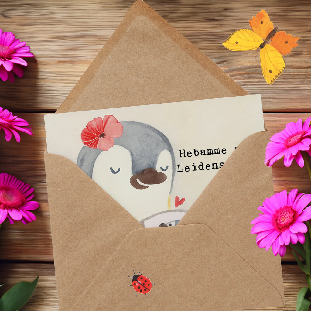 Deluxe Karte Hebamme Leidenschaft Design Glückwunschkarte, Grußkarte, Geburtstagskarte, Klappkarte, Karte, Hochwertige Grußkarte, Hochwertige Klappkarte, Hochzeitskarte, Einladungskarte, Beruf, Ausbildung, Jubiläum, Abschied, Rente, Kollege, Kollegin, Geschenk, Schenken, Arbeitskollege, Mitarbeiter, Firma, Danke, Dankeschön, Geburtshelfer, Hebamme