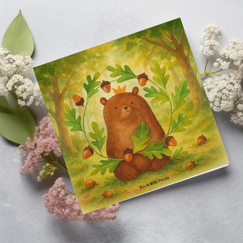 Deluxe Karte Bär König Design Karte, Hochwertige Grußkarte, Klappkarte, Hochzeitskarte, Glückwunschkarte, Geburtstagskarte, Grußkarte, Hochwertige Klappkarte, Einladungskarte, Bär, Teddy, Teddybär, Daddy, Papa Bär, Papa, Papi, Vater, bester Vater, weltbester Papa, Vatertag, Dad, bester Papa