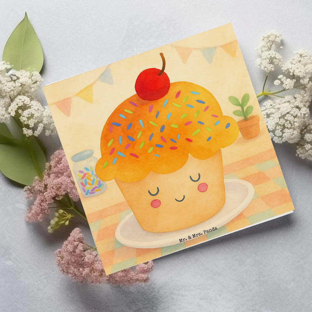 Deluxe Karte Cupcake Design Grußkarte, Karte, Einladungskarte, Hochzeitskarte, Geburtstagskarte, Klappkarte, Hochwertige Klappkarte, Hochwertige Grußkarte, Glückwunschkarte, Tiermotive, Gute Laune, lustige Sprüche, Tiere, Cupcakes, Backen Geschenk, Küche Spruch, Wunder, Muffin, Motivation Sprüche, Geschenk Koch, Küche Deko