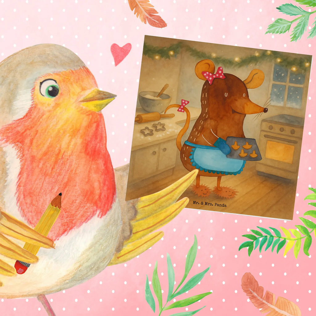 Karta Deluxe Mysz ciastka Design Zima, Boże Narodzenie, dekoracje świąteczne, Mikołaj, Adwent, Wigilia, zimowy motyw