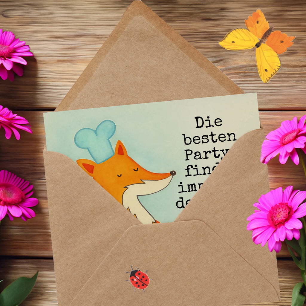 Deluxe Karte Fuchs Koch Design Karte, Grußkarte, Klappkarte, Einladungskarte, Glückwunschkarte, Hochzeitskarte, Geburtstagskarte, Hochwertige Grußkarte, Hochwertige Klappkarte, Fuchs, Füchse, Koch Geschenk, Küche Spruch, Küche Deko, Köche, Bäcker, Party Spruch, Spruch lustig, witzig