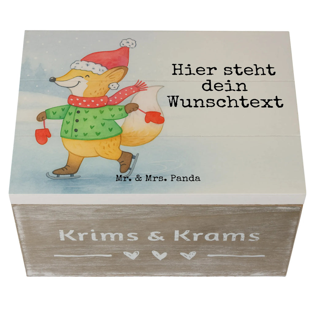 Personalisierte Holzkiste Fuchs  Schlittschuhe Design Schatulle mit Namen, Holzkiste mit Namen, Truhe mit Namen, Kiste mit Namen, Erinnerungsbox mit Namen, Erinnerungsbox Personalisiert, Truhe Personalisiert, Dekokiste Personalisiert, Holzkiste Personalisiert, Schatulle Personalisiert, GEschenkdose personalisiert, Aufbewahrungsbox Personalisiert, Erinnerungskiste Personalisiert, Erinnerungskiste, Schatzkiste mit Namen, Kiste Personalisiert, Schatzkiste Personalisiert, mit Namen, Aufbewahrungsbox mit Namen, Dekokiste mit Namen, Geschenkbox personalisiert, Winter, Weihnachten, Weihnachtsdeko, Nikolaus, Advent, Heiligabend, Wintermotiv, Weihnachtstage, Weihnachtsbaum, Tannenbaum, Weihnachtsmann, Weihnachtszeit