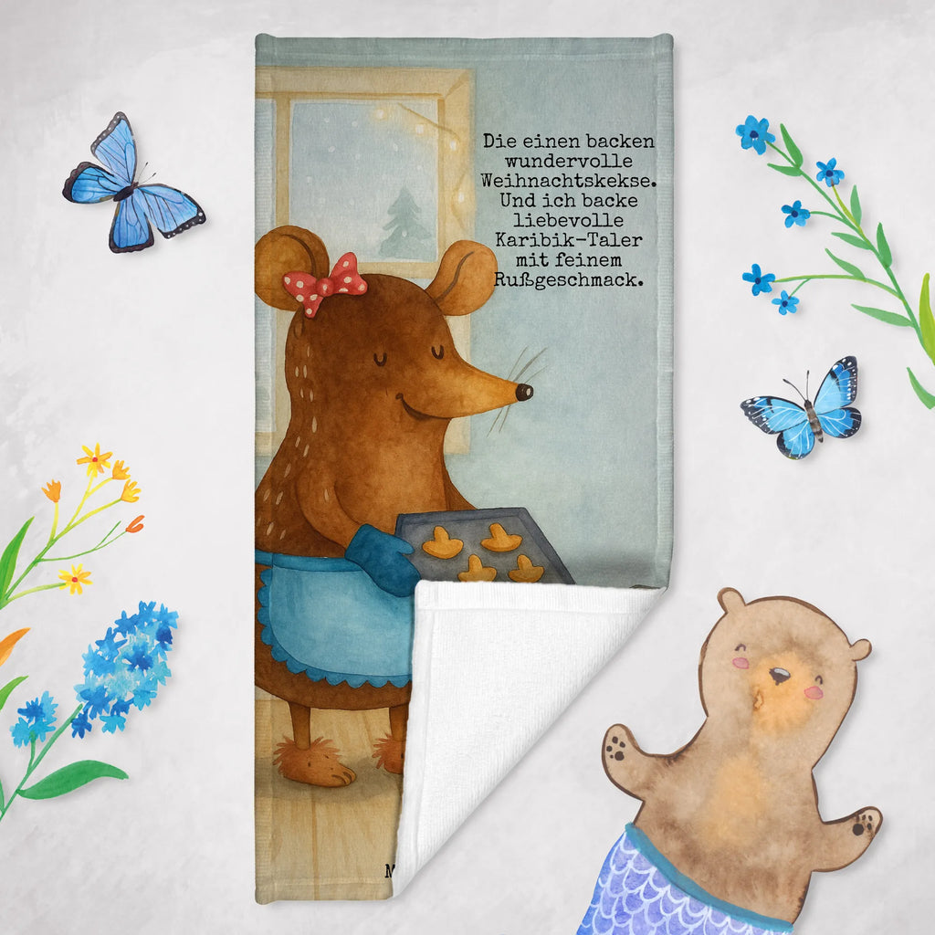 Badehandtuch Maus Kekse Design Strandtuch, Duschtuch, Saunatuch, Kinder Handtuch, Badetuch, Winter, Weihnachten, Weihnachtsdeko, Nikolaus, Advent, Heiligabend, Wintermotiv, Maus, Plätzchen, backen, Chaosqueen, Weihnachtskekse, Weihnachtsbäckerei, Kekse