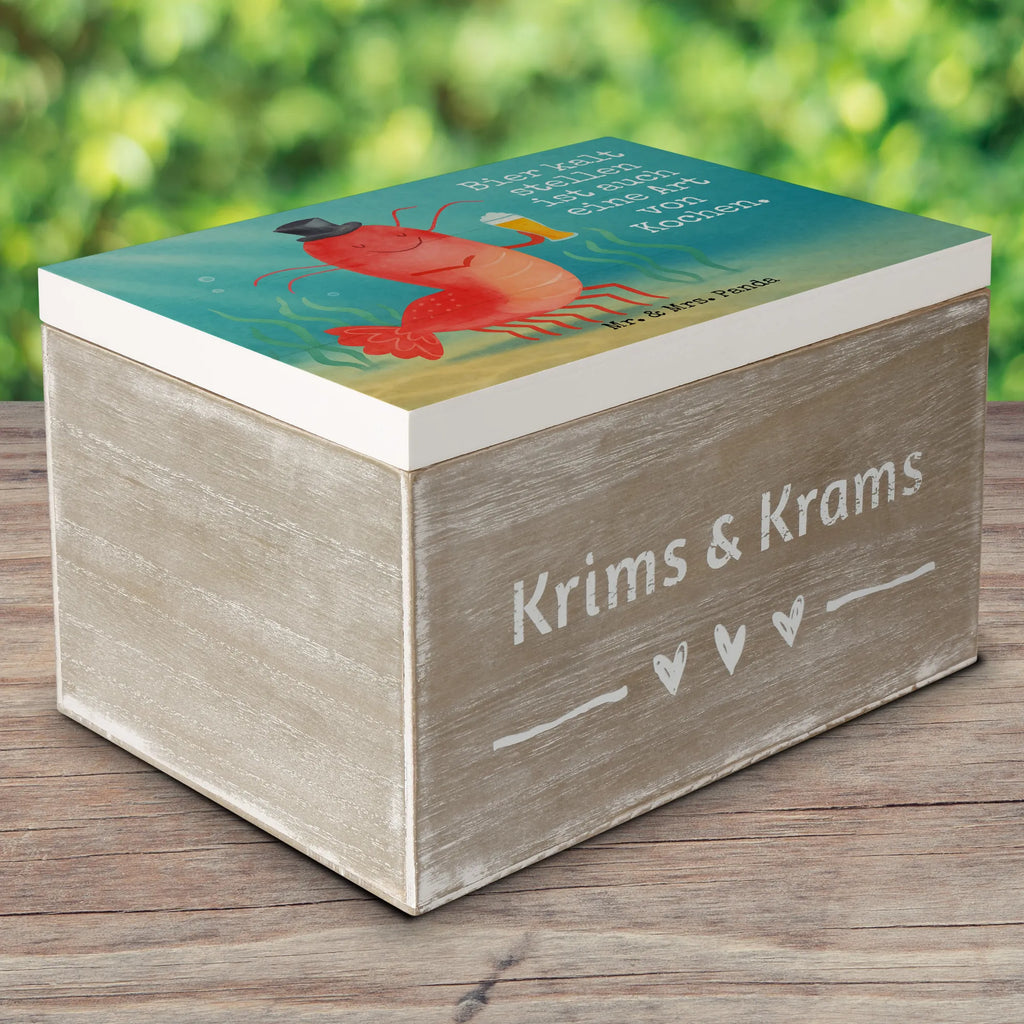 Holzkiste Hummer Weizen Design Dekokiste, Kiste, Geschenkbox, XXL, Truhe, Schatzkiste, Holzkiste, Schatulle, Erinnerungskiste, Geschenkdose, Erinnerungsbox, Aufbewahrungsbox, Meerestiere, Meer, Urlaub, Männerhaushalt, Junggeselle, Bierliebhaber, Bier, Garnelen, Garnele, Kochen, Wirtschaft, Kneipe, Junggesellin, Gasthaus